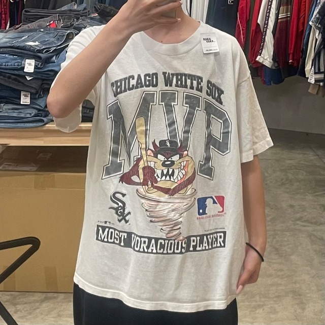 【MLB WHITE SOX / ホワイトソックス】タズ　キャラクター　Tシャツ