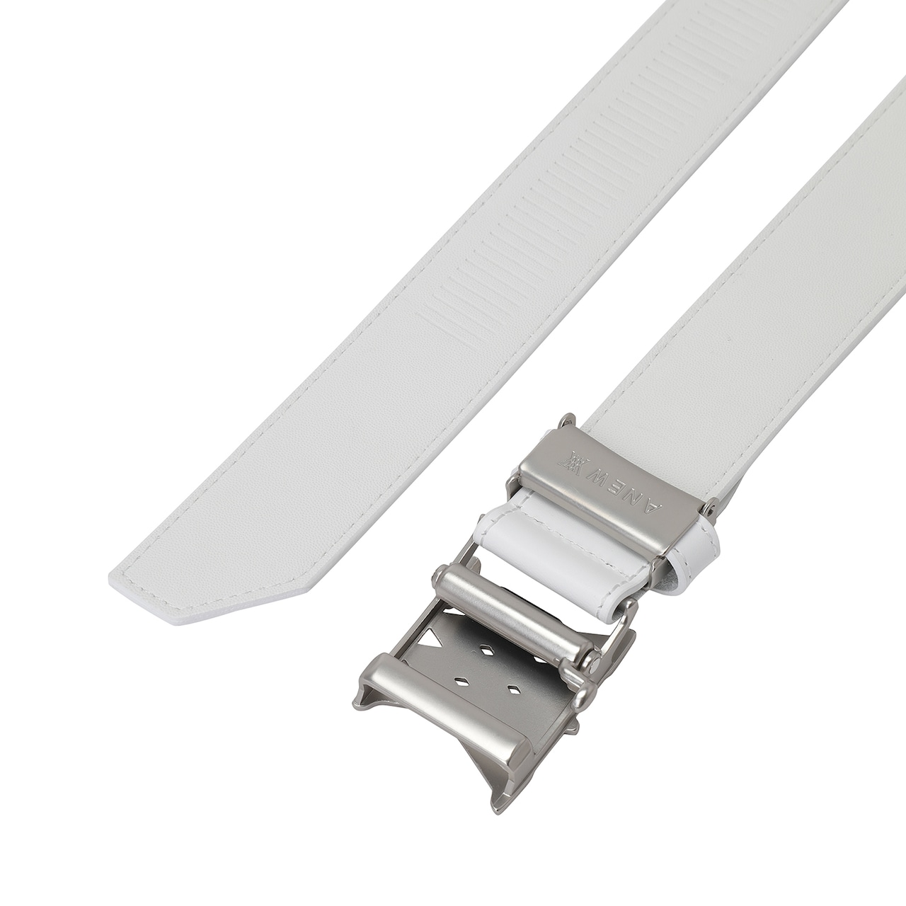 (M) LINE POINT AUTO BELT [サイズ: F(AGEUMBT02WHF)] [カラー: WHITE]