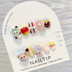 ZG147 ネイルチップ サイズXS/S/M/L Lサイズあり