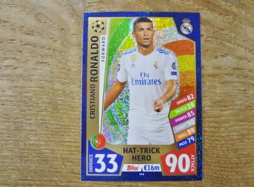 クリスティアーノ・ロナウド No.441 2017-18 TOPPS UEFA CHAMPIONS LEAGUE