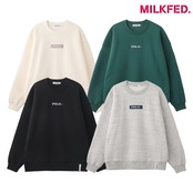 【MILKFED.】EMBROIDERED BAR SWEAT TOP【ミルクフェド】