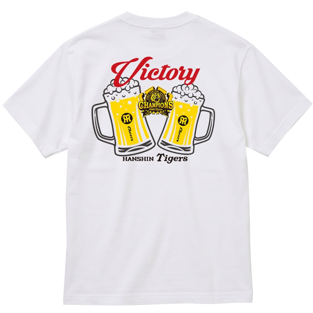 2026阪神タイガース・リーグ優勝記念 乾杯チアーズTシャツ【HTV-26001