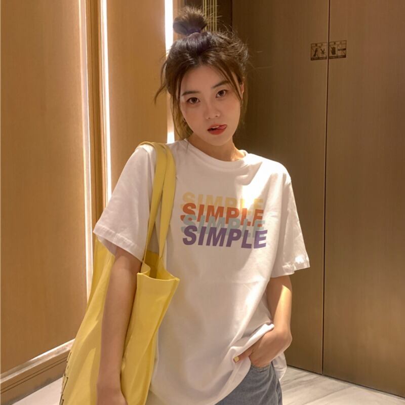 サマールーズプリントTシャツ ヴィンテージカジュアルトップス 夏物 ビンテージ YY-ファッション24982193803
