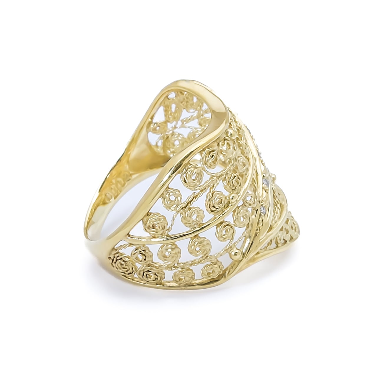 K18 0.02ct ダイヤモンドリング 12号 | ジュエリーシャレード