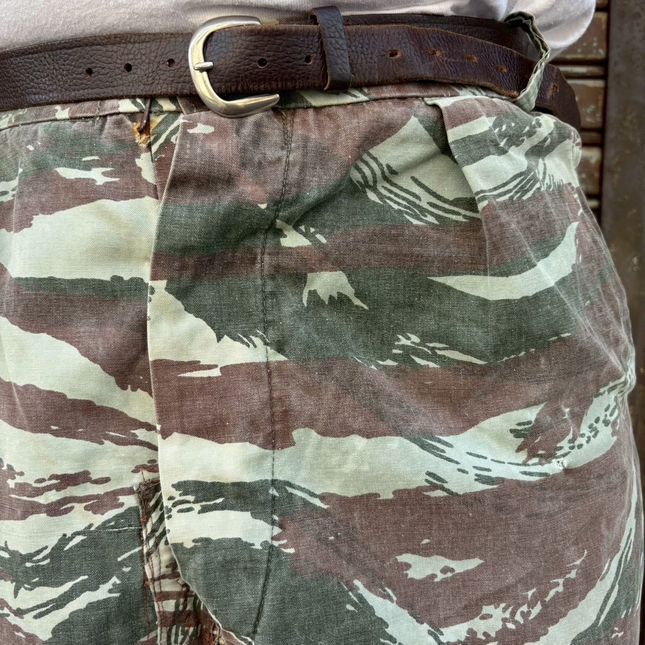 ポルトガル軍 リザードカモ パンツ 迷彩 フィールドパンツ L W94cm