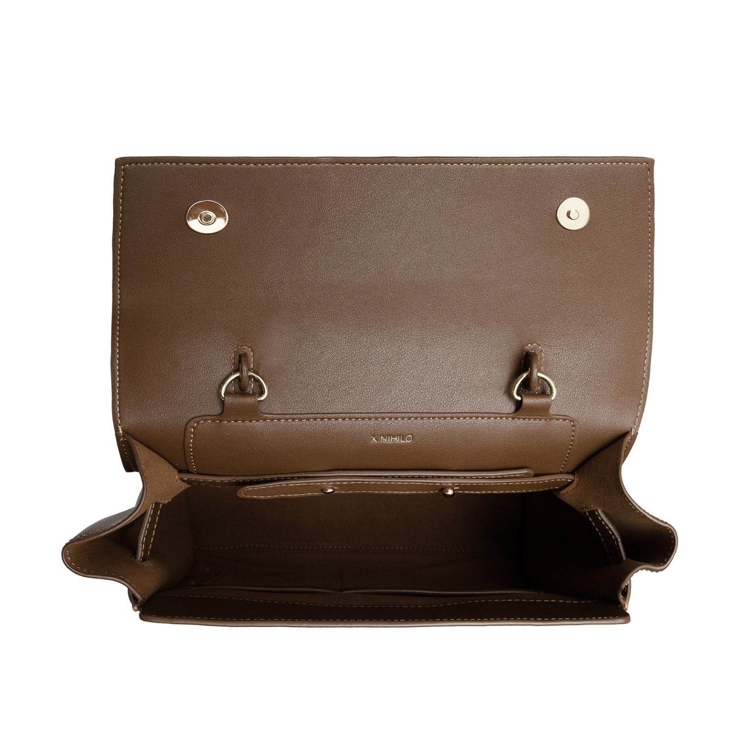 【公式】X NIHILO レザーハンドバッグMサイズ Bank WALNUT エックスニヒロ(X NIHILO) レザーハンドバッグ 「Bank