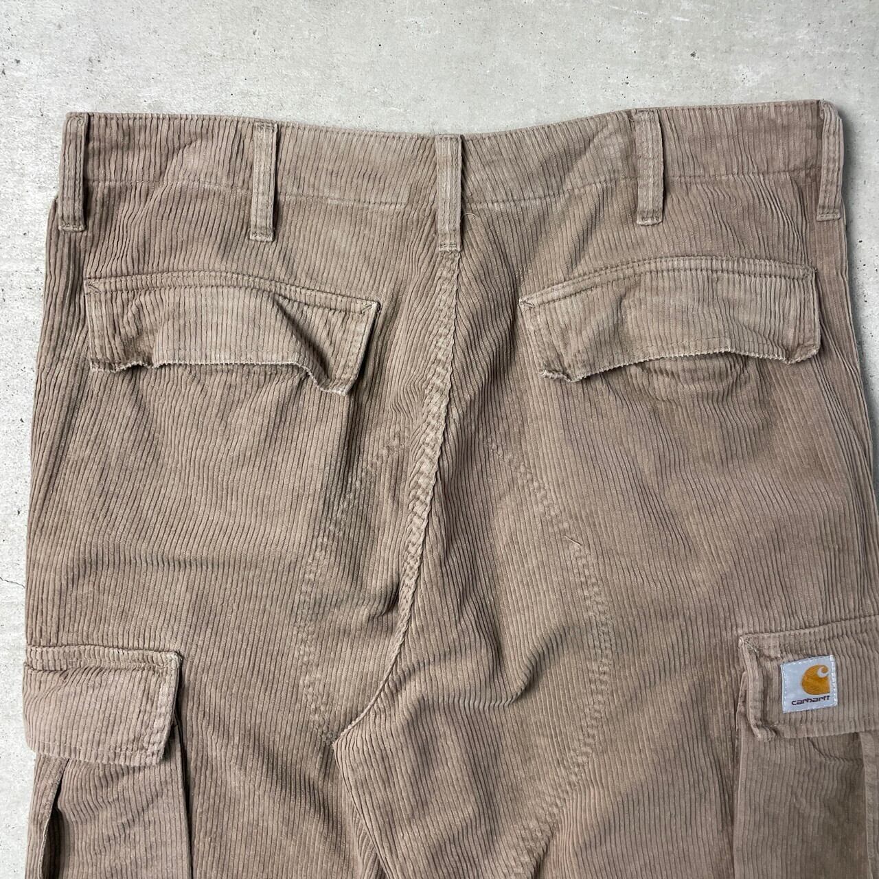 Carhartt カーハート コーデュロイ カーゴパンツ メンズW33 古着 太畝