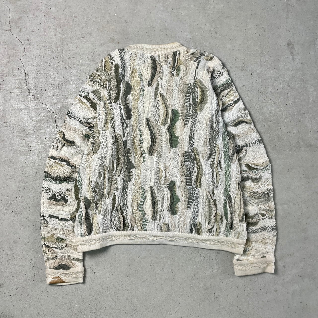 COOGI クージー　ニットセーター 90年代物 90年代 COOGI クージー CLASSIC 3Dニット セーター メンズM 古着 90s