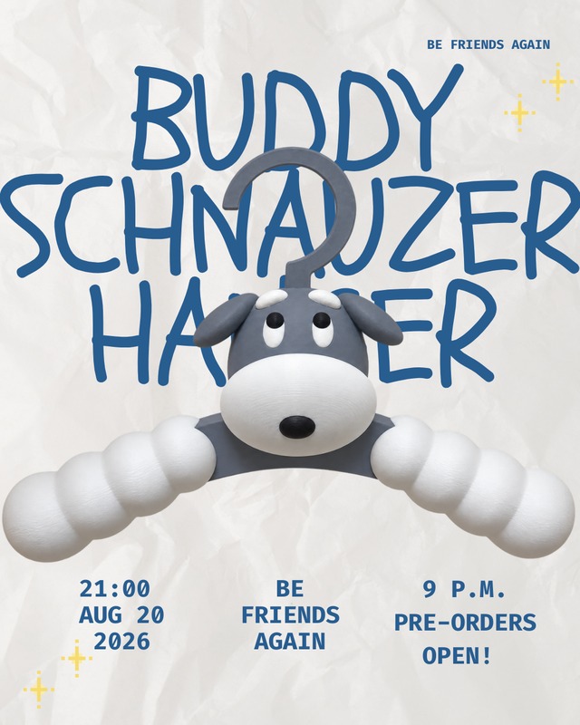 Buddy Schnauzer Hanger