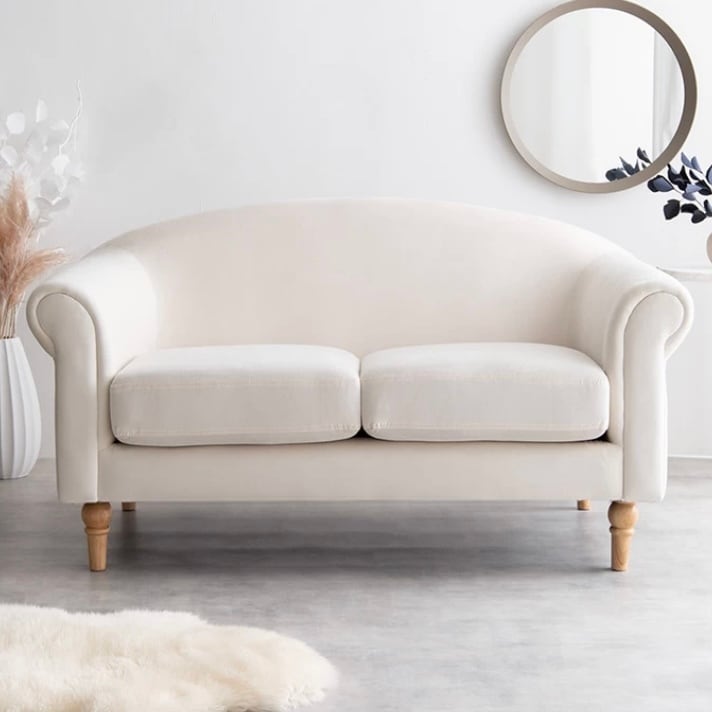 全2カラー【ヨーロピアンソファー】ベロアソファ モダン 2人掛け