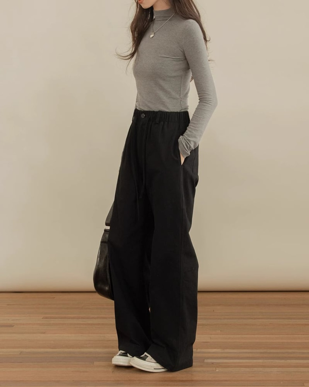 High neck slim fit Top T20167