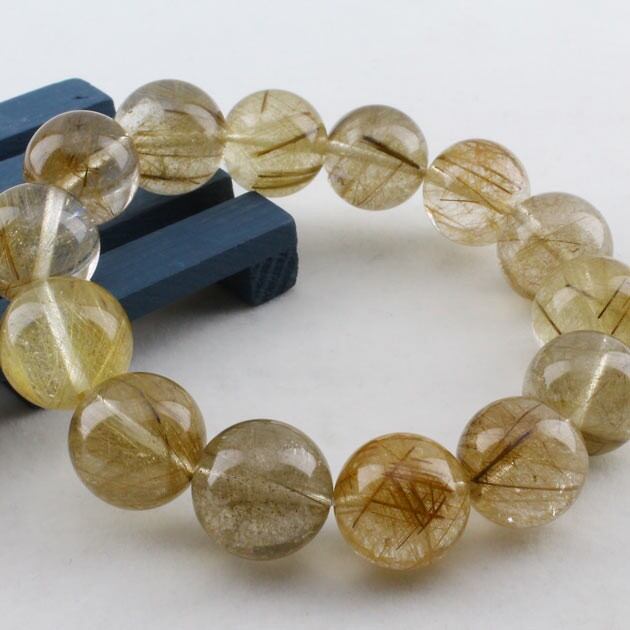 プラチナルチルクォーツ ブレスレット 15mm 211-4513