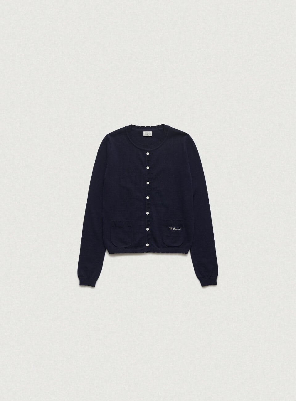 The Barnnet] Ello Light Knit Cardigan_Navy 正規品 韓国ブランド