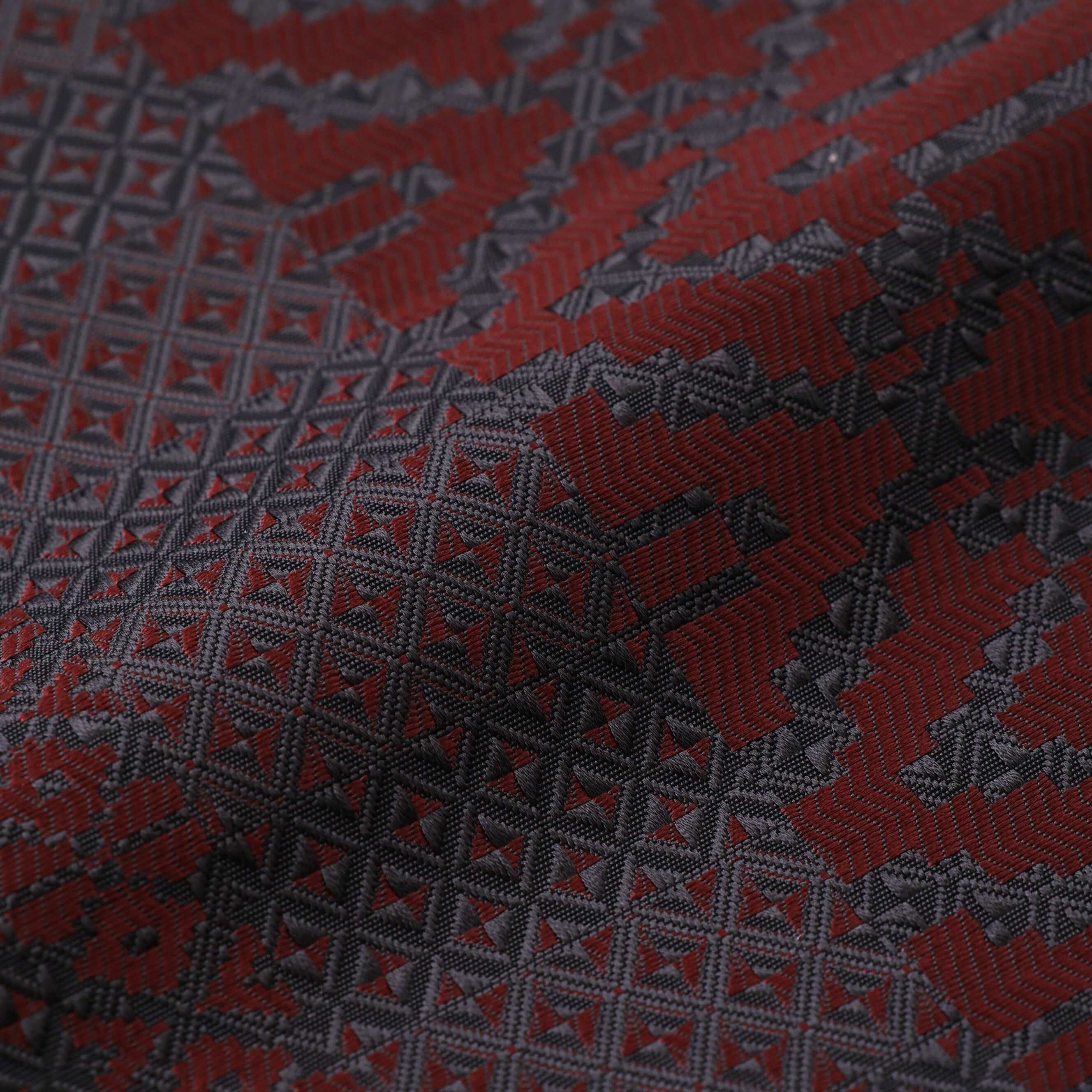 211mn7◇極上！塩瀬 高島屋取扱 名古屋帯 稲穂りんどう南天 中古】 名古屋帯 なごや帯 リサイクル レディース 正絹 赤桃 桜