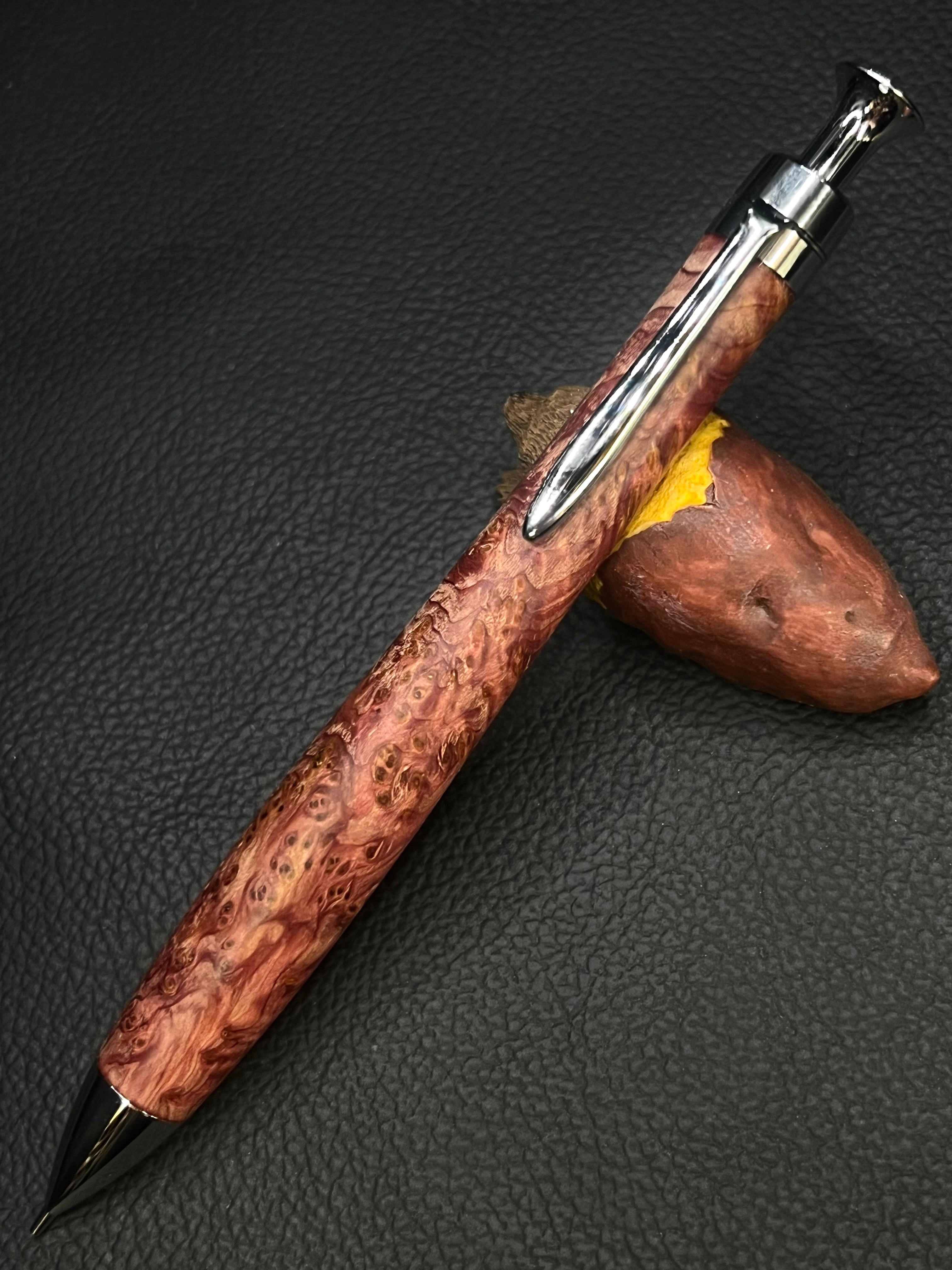 20 黒柿 縮み杢 0.3mmシャープペンシル | こぶた工房