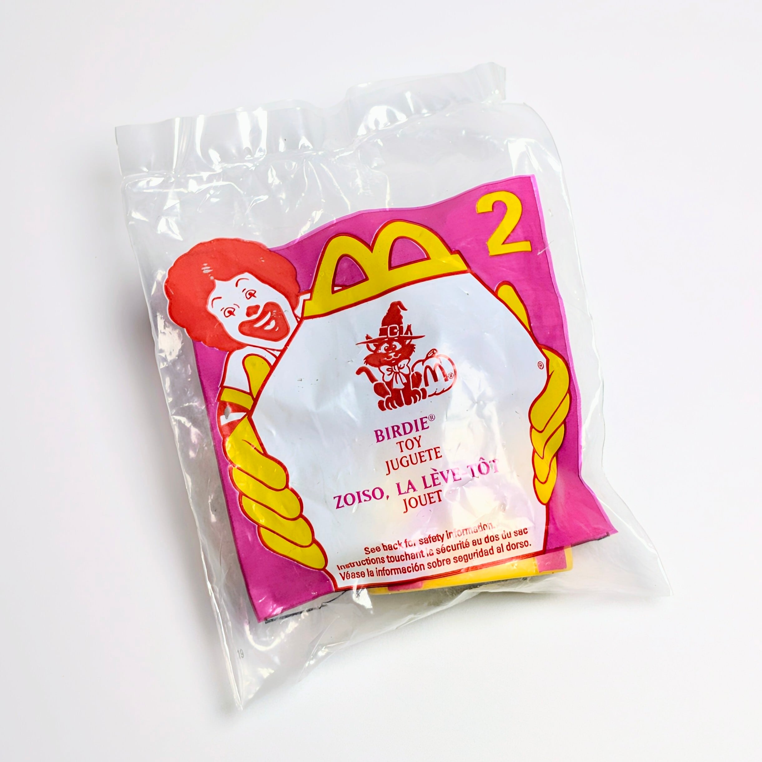 ☆ DEADSTOCK / VINTAGE 1998☆【 McDonald's ( マクドナルド ) 】1998年海外マクドナルドミールトイ『 Haunted Halloween ホーンテッド・ハロウィン 』バーディー 黒猫 未開封 / キャンディディスペンサー / ハッピーミール 〚アメリカン雑貨 アメトイ〛