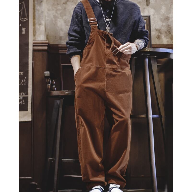 ゆったりルーズフィットオーバーオールA18603