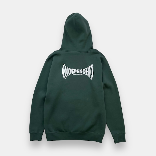 Independent Carved Span Pullover Hoodie - Green