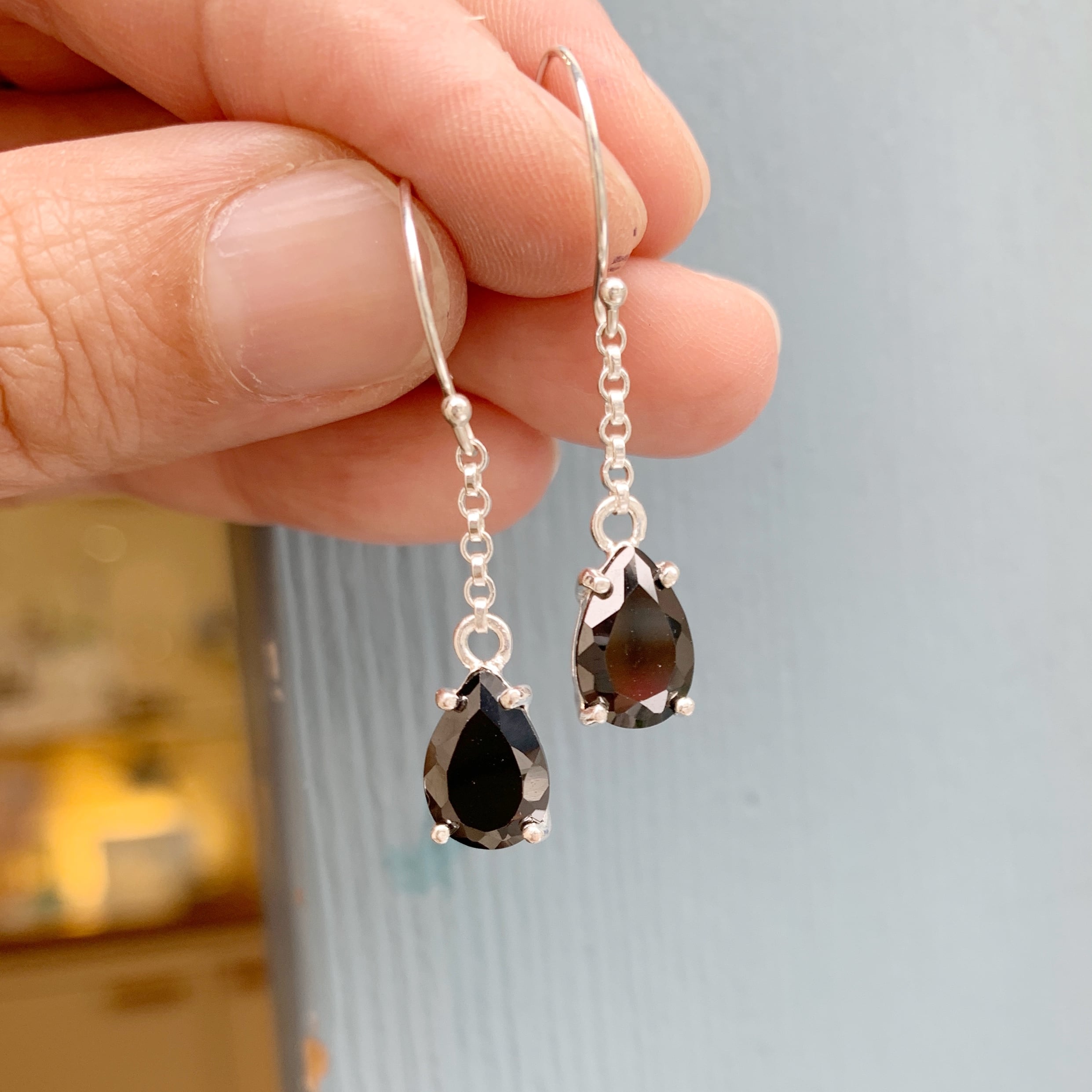 Lagoon Original ブラックジルコニア ロングピアス | 【公式通販】鎌倉