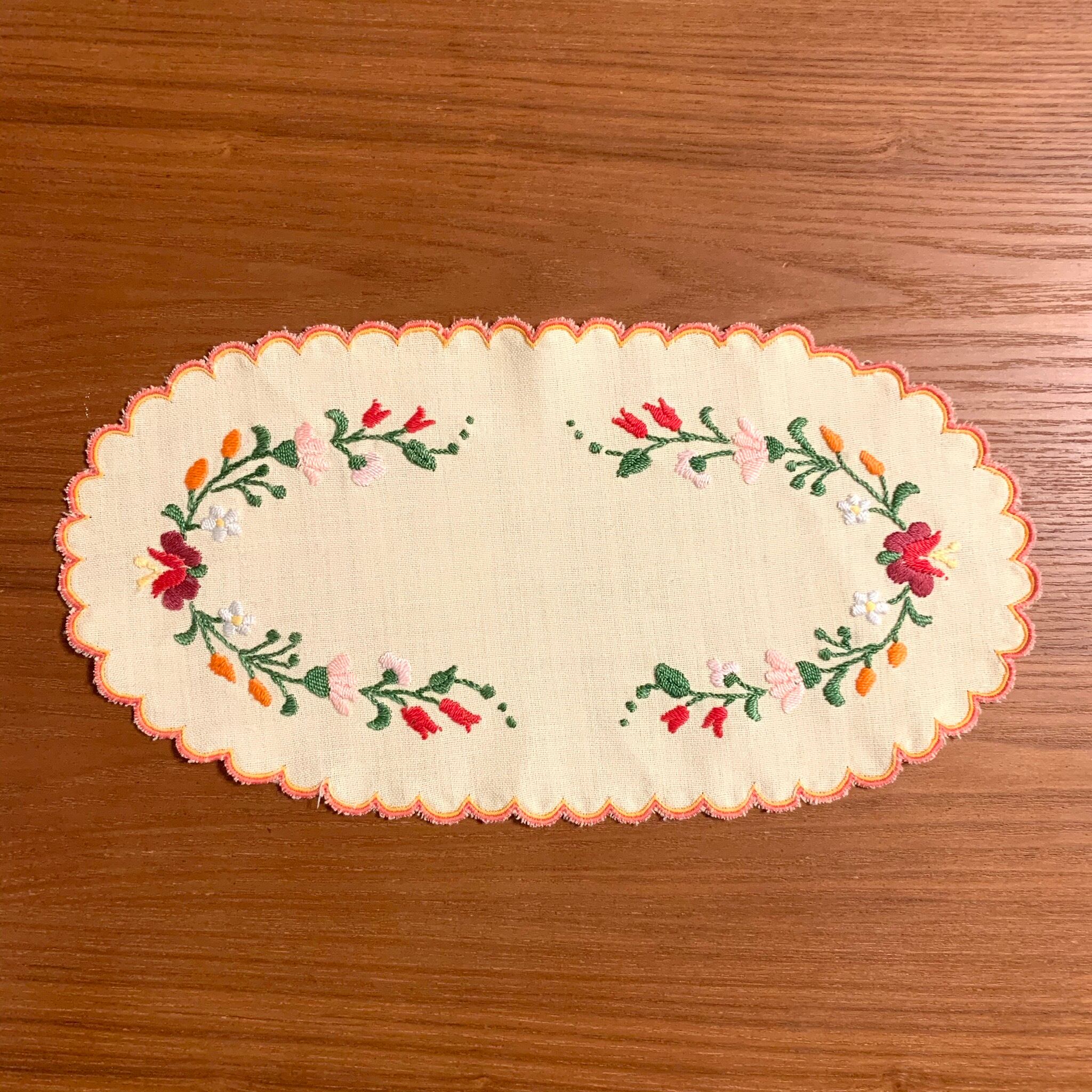 バラと蔦のカロチャ刺繍 | kolbenova