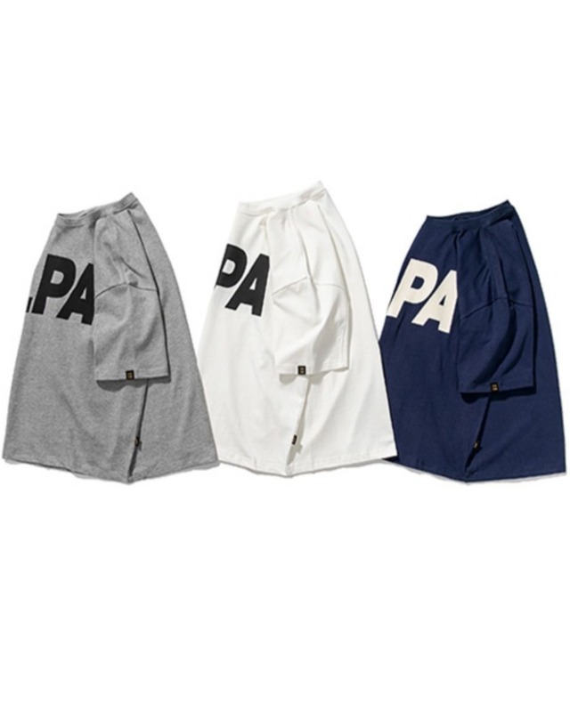 【LPA】プリントボックスシルエットTシャツ　S0048