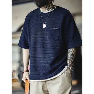 Retro Knit Wave T-Shirt【G1033】