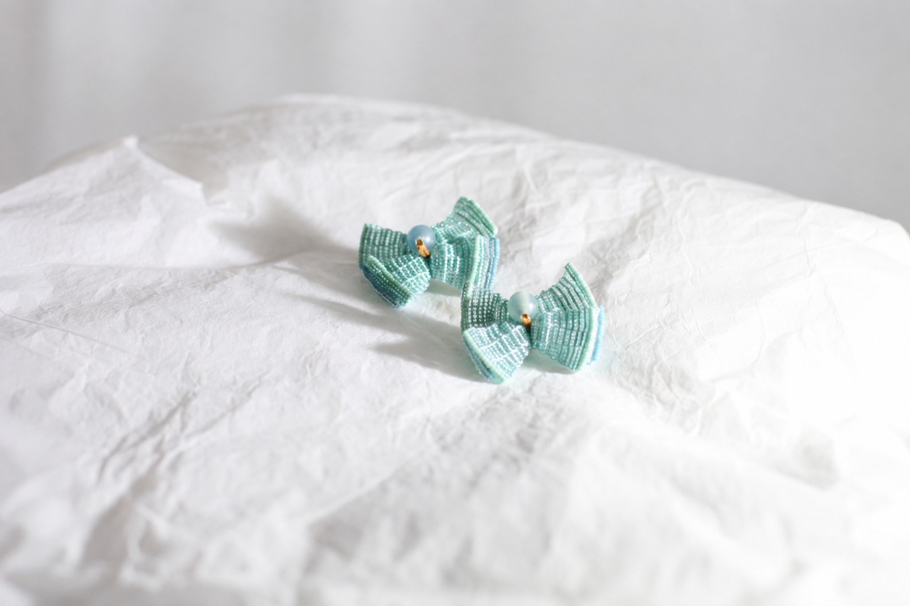 【tamas】ēli ēli / Blue ピアス〈片耳用〉
