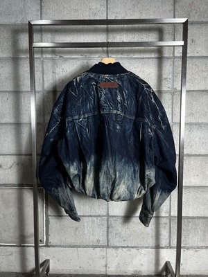 【25AW】Feng Chen Wang フェンチェンワン / Deconstructed Gradient Denim Jacket
