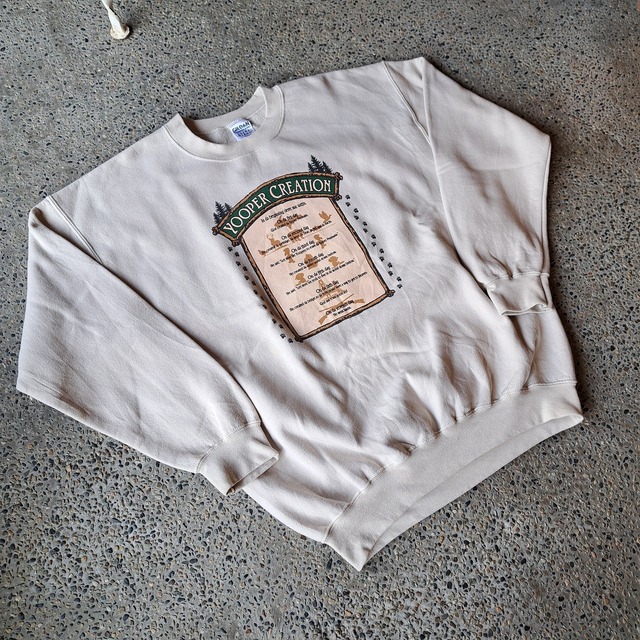 "YOOPER CREATION" プリントスウェット used [310099]