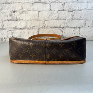 LOUIS VUITTON ルイヴィトン モノグラム ソローニュ M42250 レザー ショルダーバッグ ブラウン A-11911