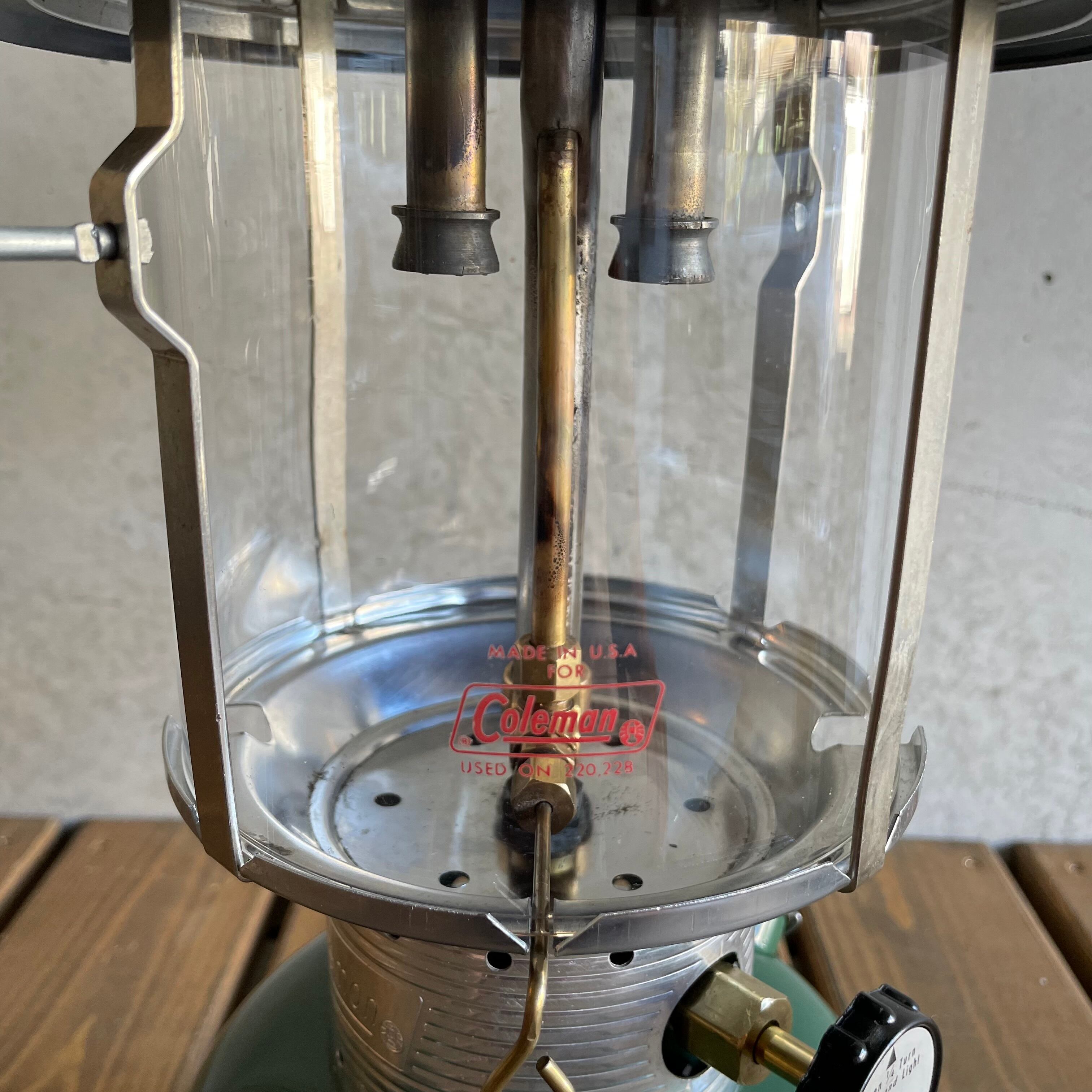 コールマン 220F 1971年8月製造 ツーマントル ランタン COLEMAN