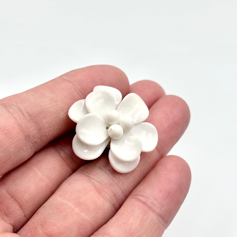 Vintage 日本製 JAPAN ヴィンテージ フラワー モチーフ 立体 花びら