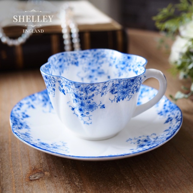 Shelley｜シェリー Dainty Blue デインティブルー カップ＆ソーサー gallery image 1