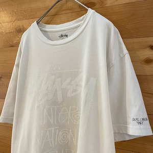 【STUSSY】プリント Tシャツ ロゴ XL ビッグサイズ ステューシー US古着 アメリカ古着