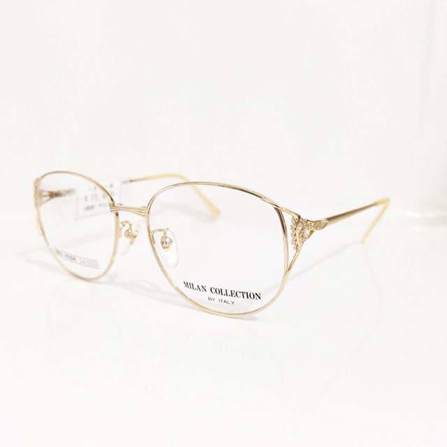 【Milano collection】ボストンメタルフレーム　ゴールド