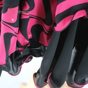 社交ダンス 衣装 スタンダード スカート レッスンウェア 女性用 PAPILLON パピヨン 黒 ブラック系 ピンク系 フリル 練習着 バイカラー 社交ダンス スカート ダンス衣装 フリルスカート ブラック ピンク レディース ファッション 練習着 Mサイズ かわいい おしゃれ 講師用 ステージ衣装 ショート丈 伸縮性あり ポリエステル ルームウェア 使いやすい 軽量 風通し良い