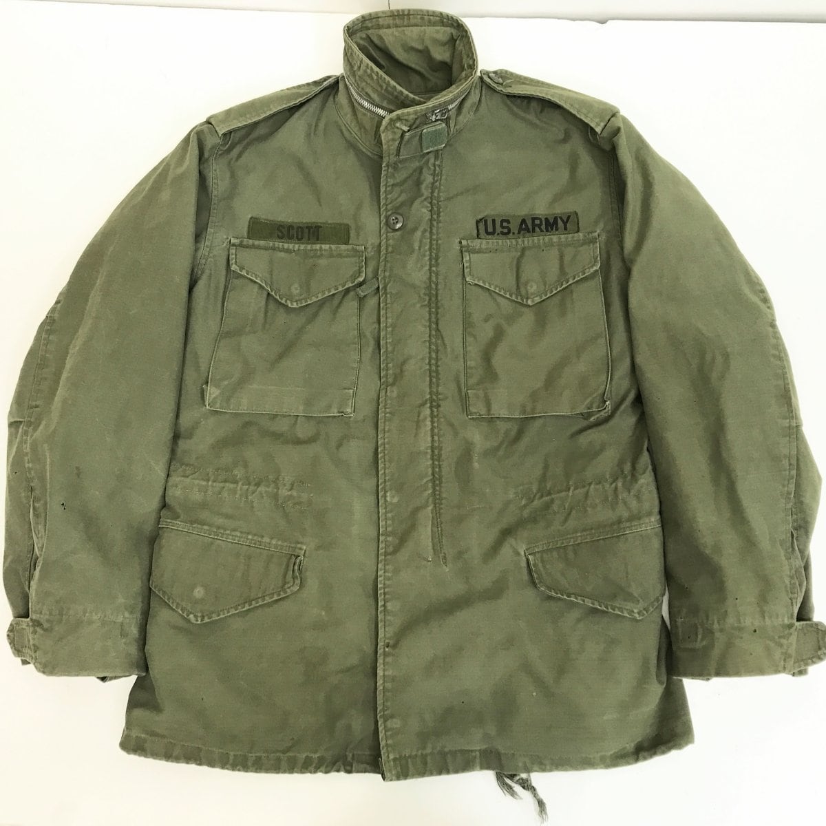 U.S.ARMY 60年代 M65 2nd フィールドジャケット アルミジッパー