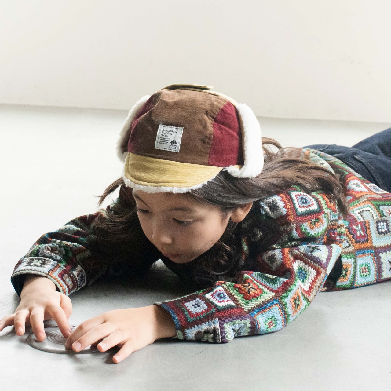 パイロットキャップ【マルチレモンイエロー】ブランド 子供 帽子 男の子 女の子 日本製 冬 キッズ ギフト 贈り物