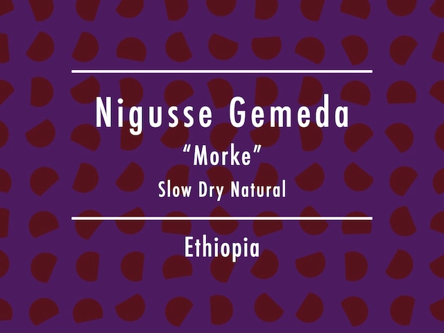Coming soon!!【200g】エチオピア / Nigusse Gemeda "Morke" Slow Dry Natural