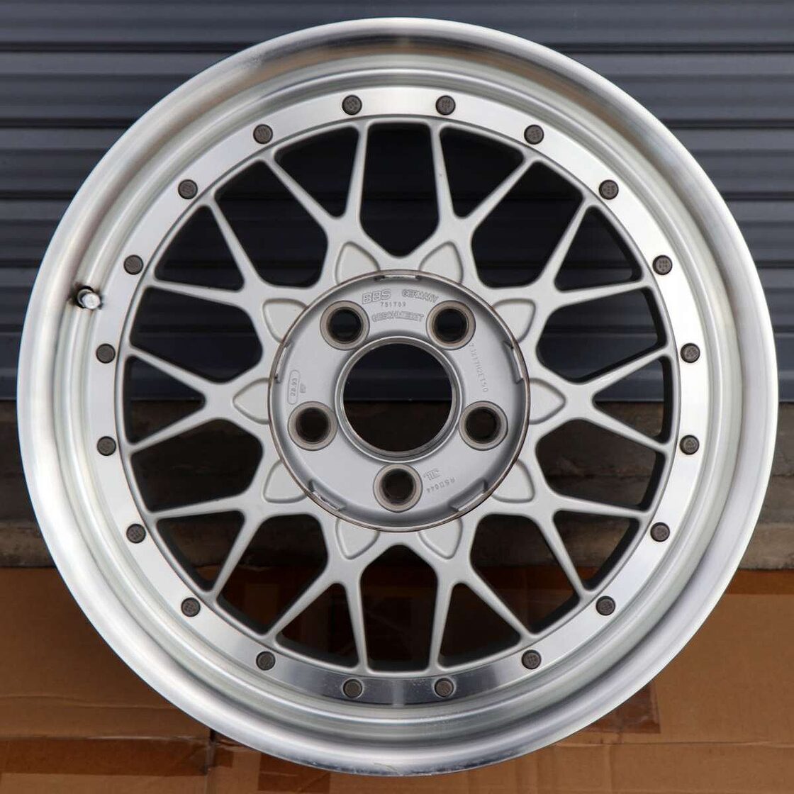BBS・アルミホイール・7J・17インチ・RSII044・2本セット・No.200708 