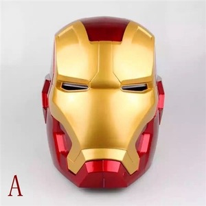 マーベル ヒーロー アベンジャーズ ワンタッチオープン 本格的な1/1モデル アイアンマンヘルメット マスク レプリカ ハロウィン コスプレ