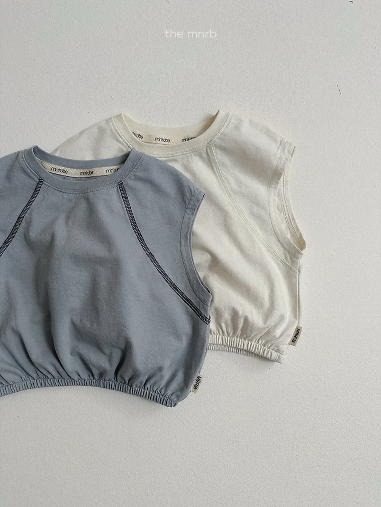 [the mnrb] Nico Color Block Sleeveless / [미니로브] 니코배색나시