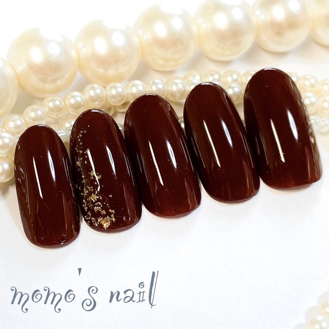 ネイルチップ シンプルボルドー 赤 オフィス 結婚式 ブライダル ウエディング 成人式 上品 大人かわいい 付け爪 つけ爪 前撮り Momo S Nail