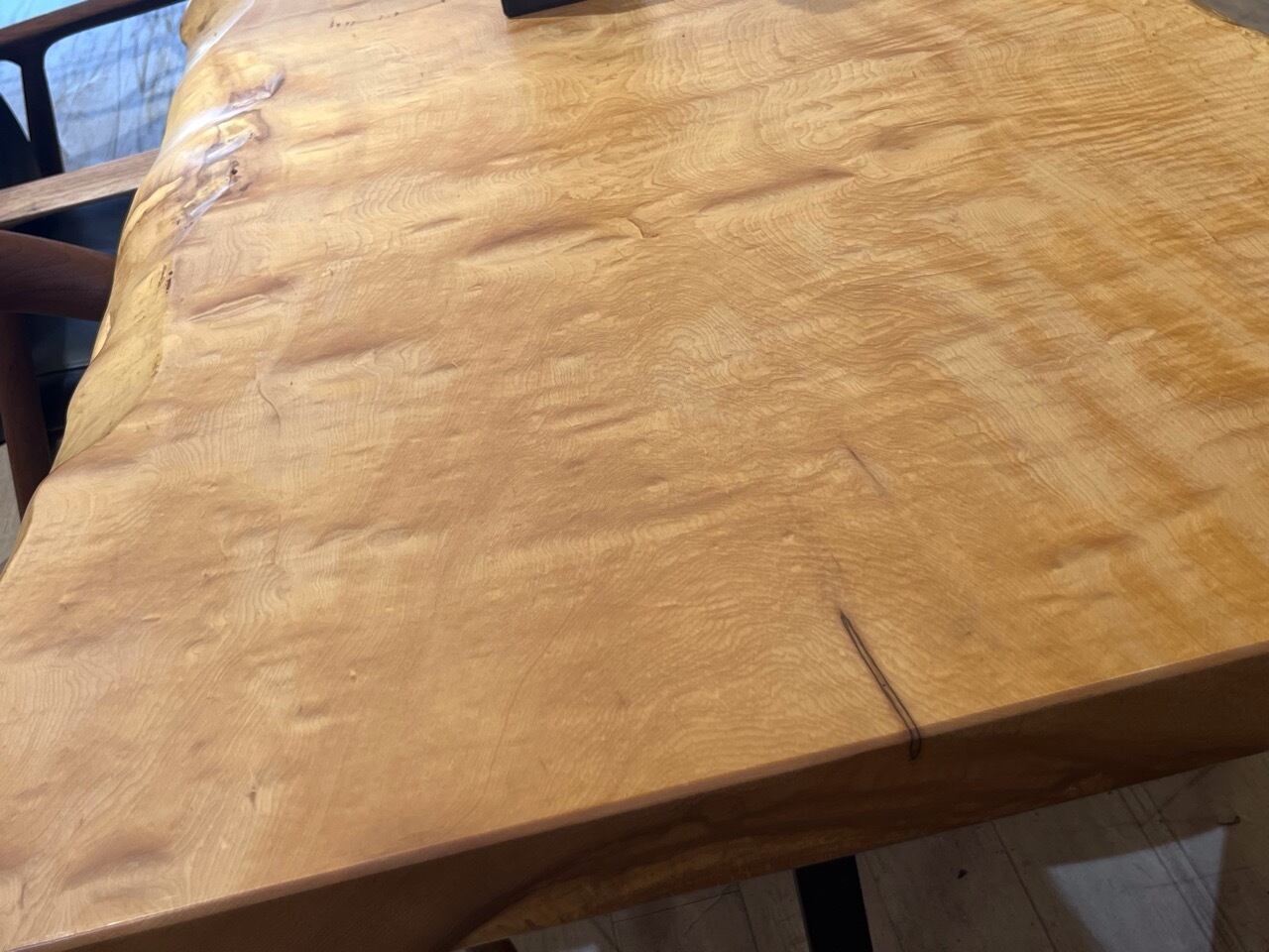 OUTLET】栃（トチ）_1650×700-550-780×53_新宿店_テーブル天板