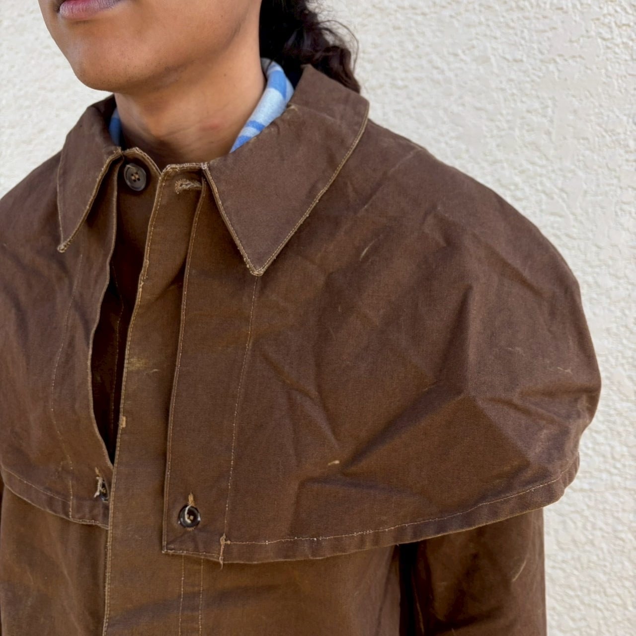 50s フランス国鉄　SNCF レイルロード　ワークジャケット　カバーオール　茶 50s SNCF ヴィンテージ フランス国鉄 レイルロードジャケット L ワーク