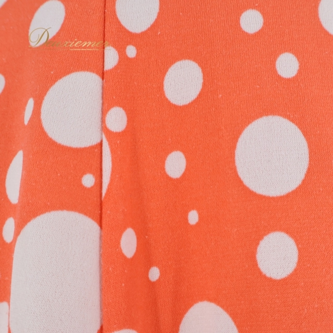 フラメンコ 衣装 ファルダ スカート サーモンピンク 水玉 ドット 伸縮 ストレッチ 柔らかい レッスン 練習着 オレンジ系 ピンク系 フラメンコ スカート 動きやすい カジュアル ダンス 衣装 コスチューム おしゃれ かわいい