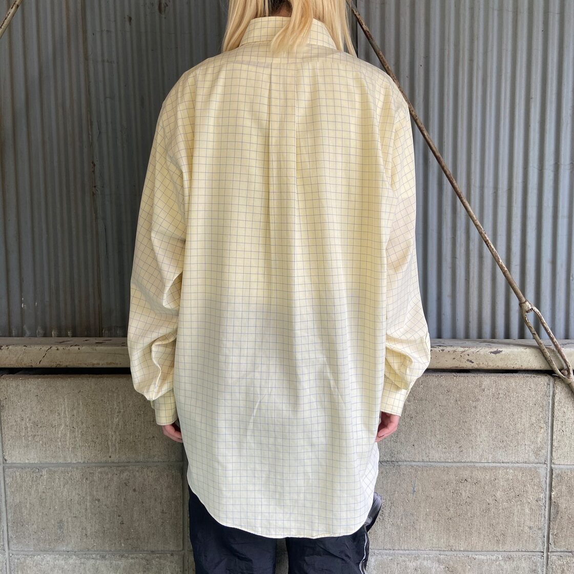 90年代 Brooks Brothers ブルックスブラザーズ チェックシャツ メンズ 