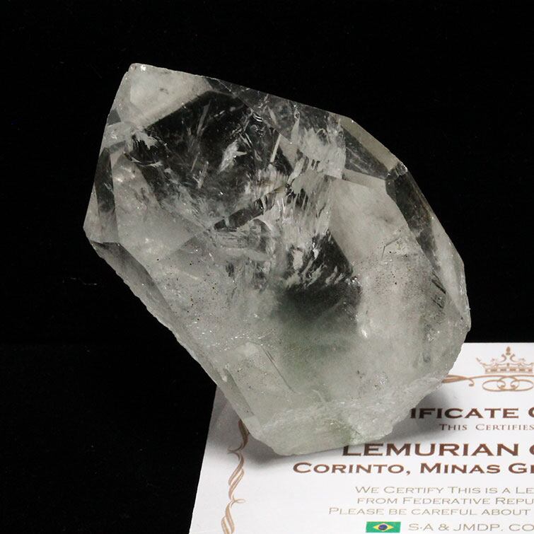 レムリアンシード 水晶 原石 ファントム ブラジル ミナスジェライス州 コリント産 証明書付属 一点物 271-319