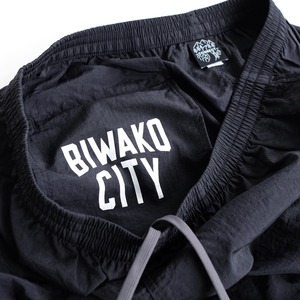 BIWAKO CITY / NYLON SHORTS / BLACK