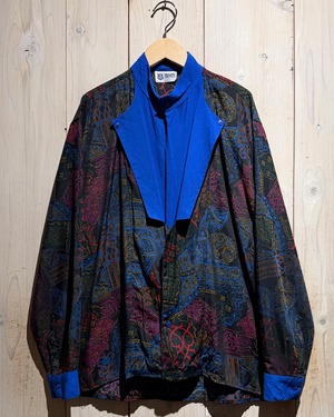 【a.k.a.C.a.k.a vintage】Beautiful Pattern Layared Design Vintage L/S Shirt